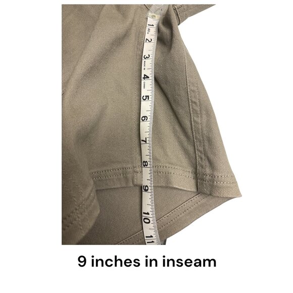 Arborwear Womens Utility Work Shorts 10W Khaki Cotton/Spandex Durable Design - Picture 9 of 10